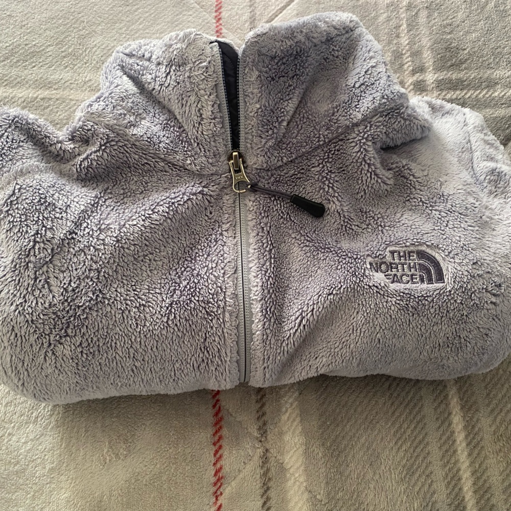 Womens North Face Gray zip up